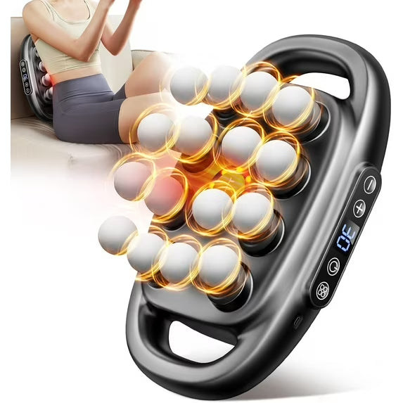 Multi-Head Deep Tissue Massage Gun – 16 Heads Muscle Relaxation Massager
