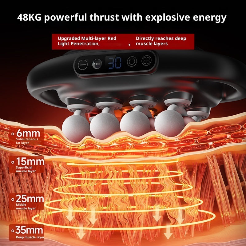 Multi-Head Deep Tissue Massage Gun – 16 Heads Muscle Relaxation Massager